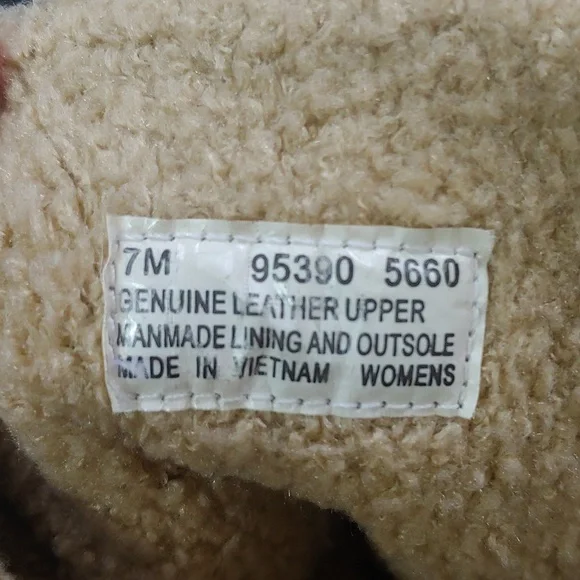 Timberland Fauna Leather Moccasin Lace-Up Boots – Black – Women's Size 7 - Picture 6 of 9